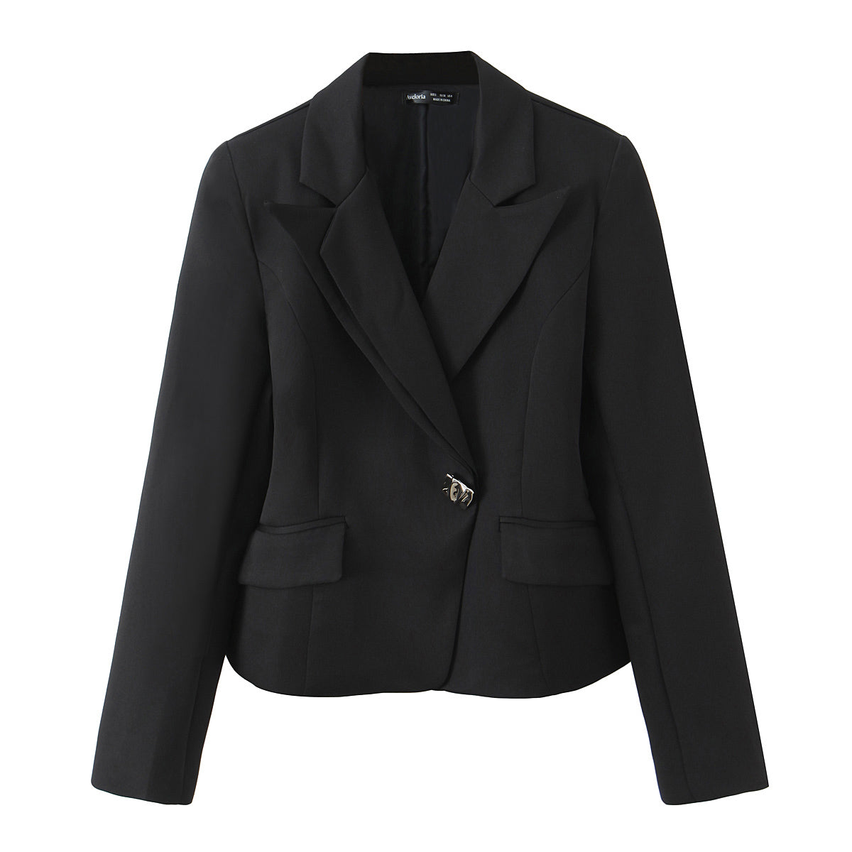 The Eclipse Asymmetric Blazer in Black
